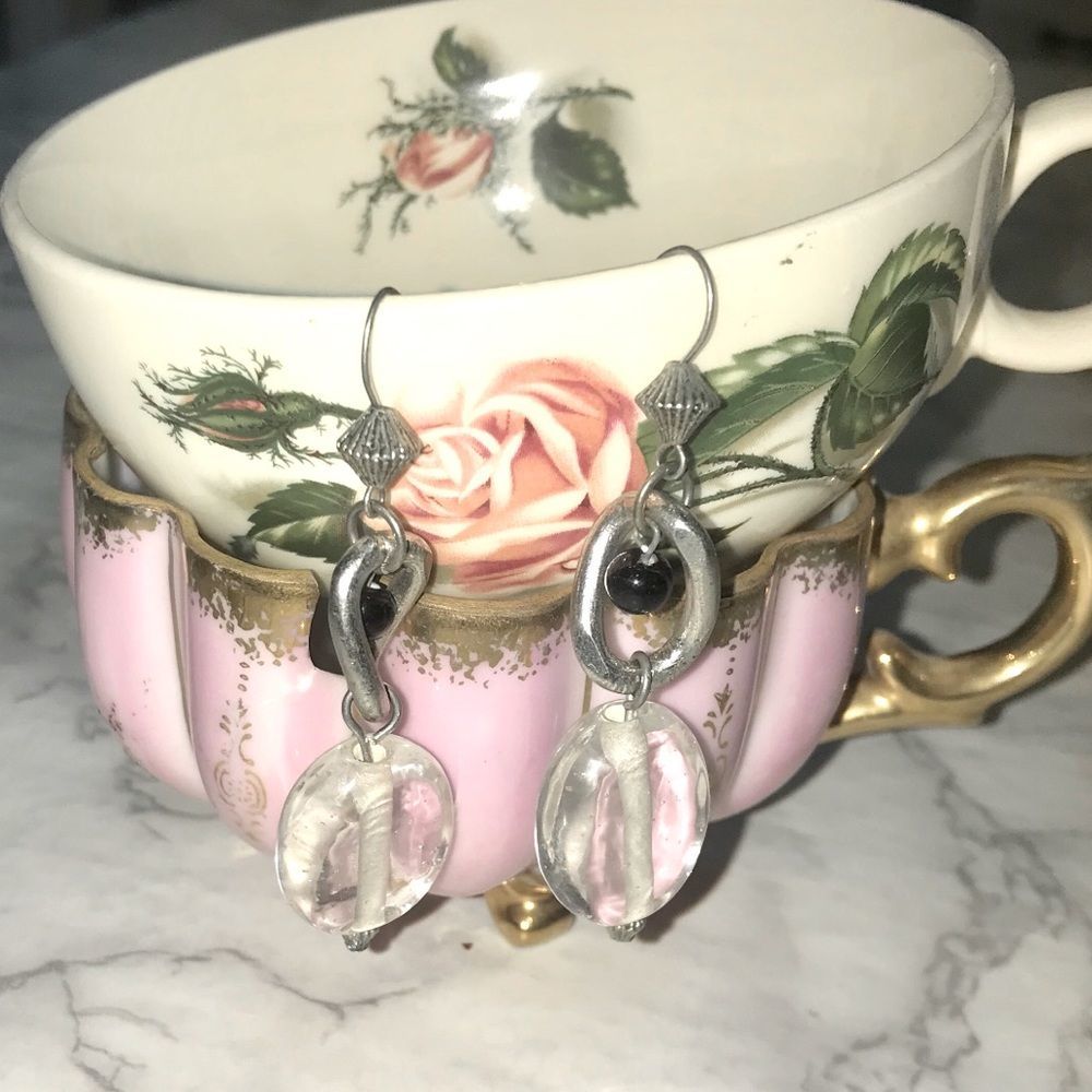 2/$20 Laura Ashley Dangly Bauble Earrings